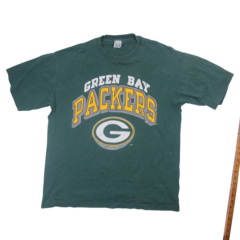 Vintage Green Bay Packers Spellout Graphic T Shirt